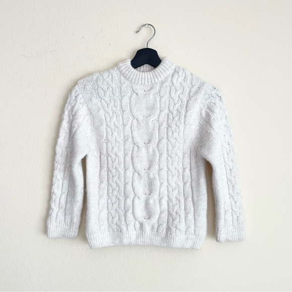 Zara Other - Zara | Cable Knit Crew Neck Sweater